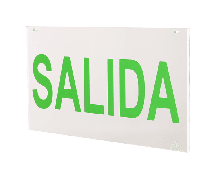 ออกจากป้าย Acrylic Panel Salida