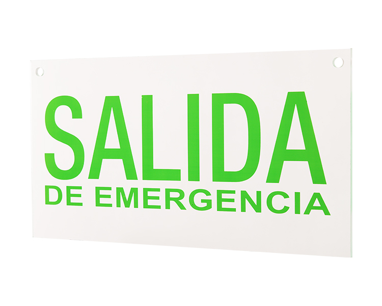 แผงป้ายทางออก Salida