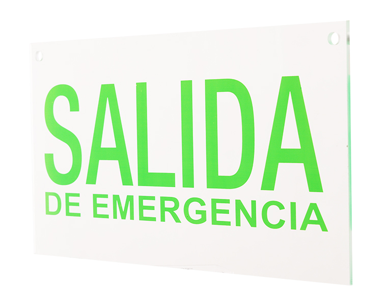 แผงป้ายทางออก Salida