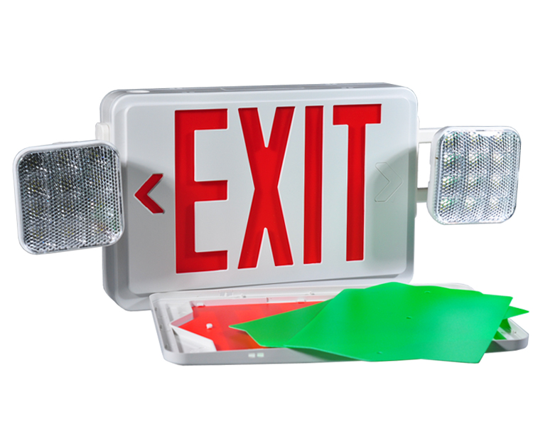 JLEC2BCW-BI-COLOR-COLOR COLOR SIGN EXIT EXIT EXIT พร้อมหัว LED