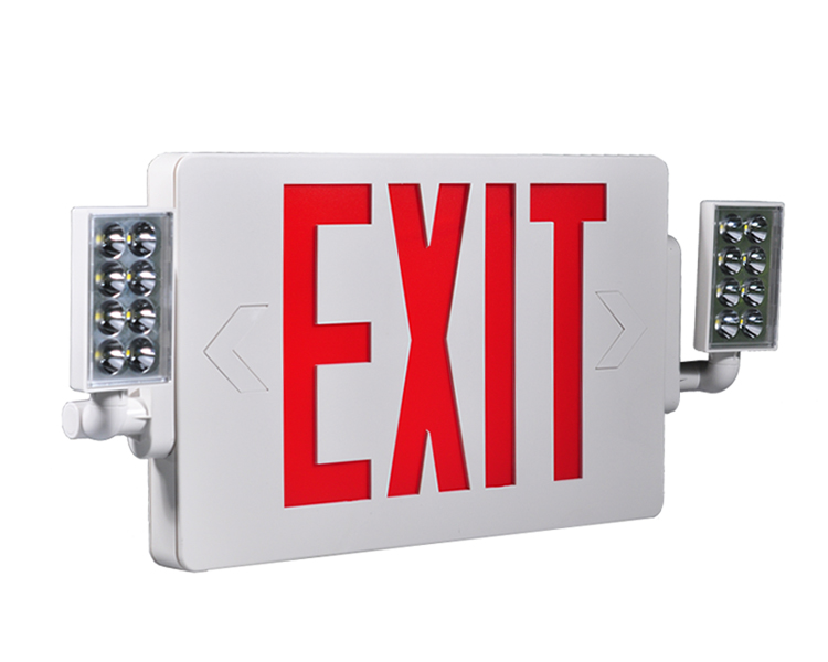 JLECD2RW-Emergency Fire Exit Lights พร้อมตัวอักษรสีแดง