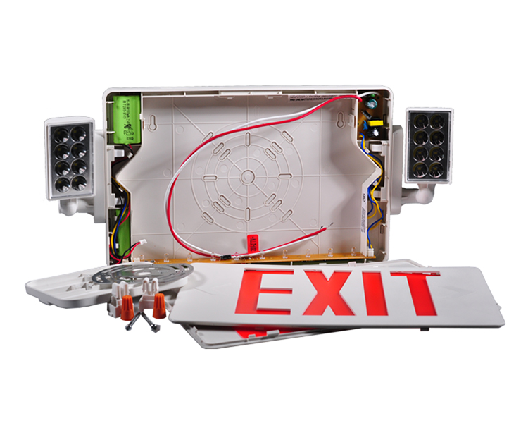 JLECD2RW-Emergency Fire Exit Lights พร้อมตัวอักษรสีแดง