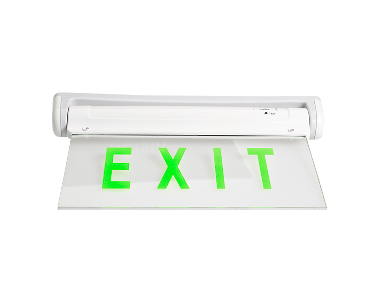 LE2912-5 หรือ 10 ป้ายทางออกฉุกเฉิน LED สีเขียว LED