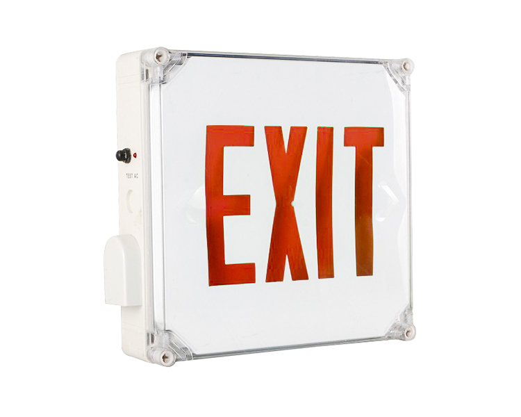 JEEWPR-OUTDOOR WATERPROFE RED LED LIGHT EXIT