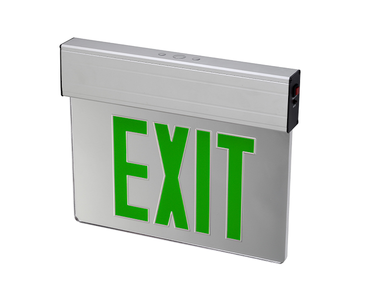 JELEX2GM-DOUBLE FACE EXIT SIGN ด้วยกระดาษซับสีเงิน