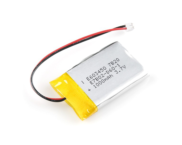 Li-ion แบตเตอรี่ 3.7V 1000mAh