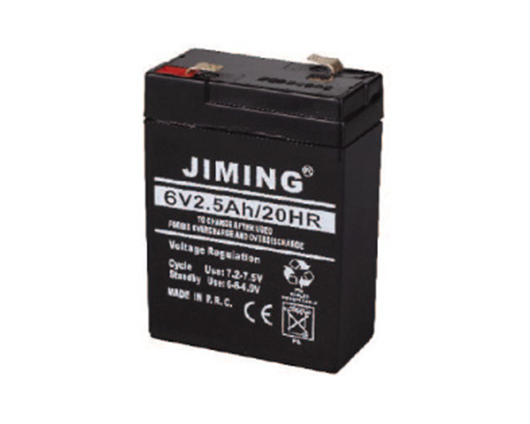 แบตเตอรี่ตะกั่วกรดแบบชาร์จได้ 6V 2.5AH
