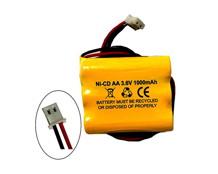 แบตเตอรี่ Ni-CAD 3.6V 1000mAh