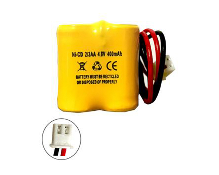แบตเตอรี่ Ni-CAD 4.8V 400mAh